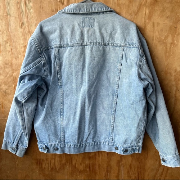 Vintage Pepsi Cotton Denim Trucker Jacket Light Wash - Picture 3 of 12